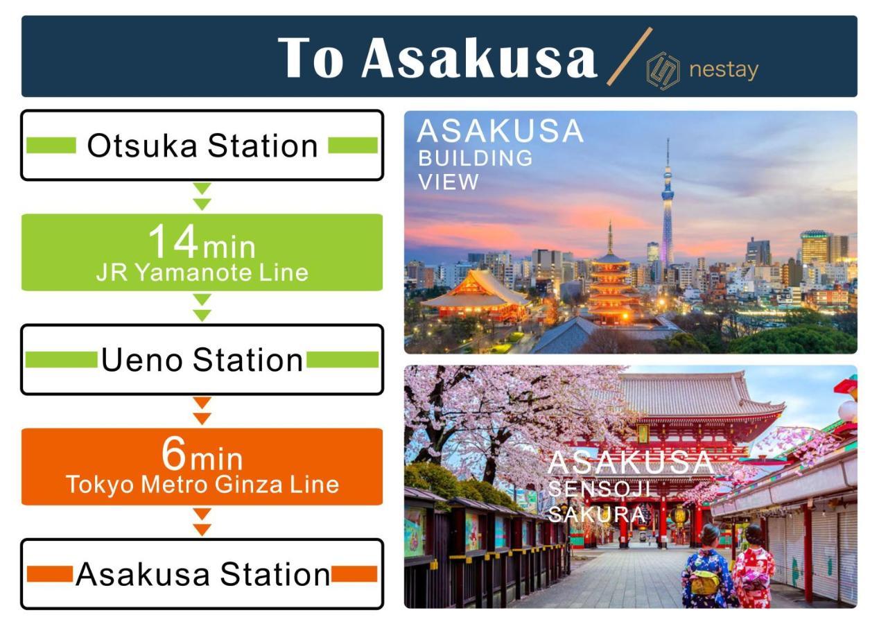 Nestay Villa Tokyo Otsuka Bagian luar foto